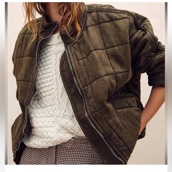 Free People | Dolman Quilted Jacket | small - Picture 1 of 13